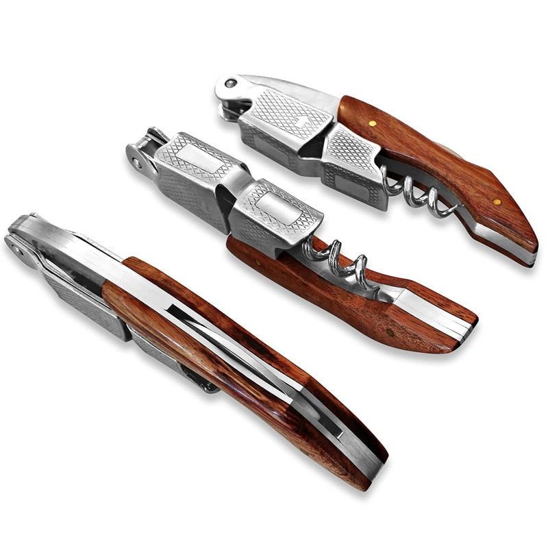Elegant Corkscrew with Wooden Handle – Make the date unforgettable