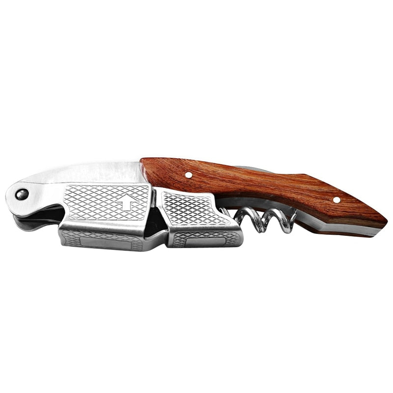 Elegant Corkscrew with Wooden Handle – Make the date unforgettable
