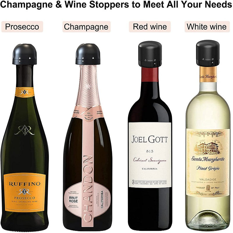 Bevar magien – Silikone vinprop til champagne & vin